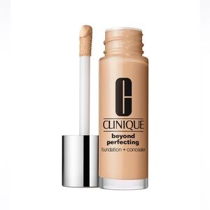 NEW CLINIQUE BEYOND PERFECTING FOUNDATION + CONCEALER IN SHADE CN28 IVORY